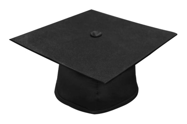 Matte Black Bachelors Graduation Cap - College & University