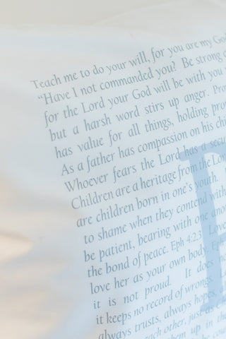 PillowGrace Scripture for Fathers Pillowcase Fathers Day Gift