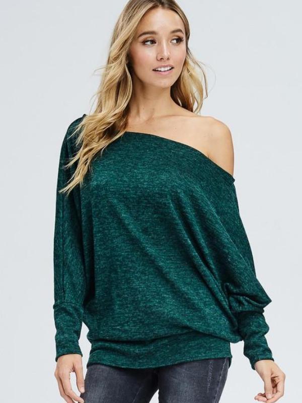 off shoulder dolman top