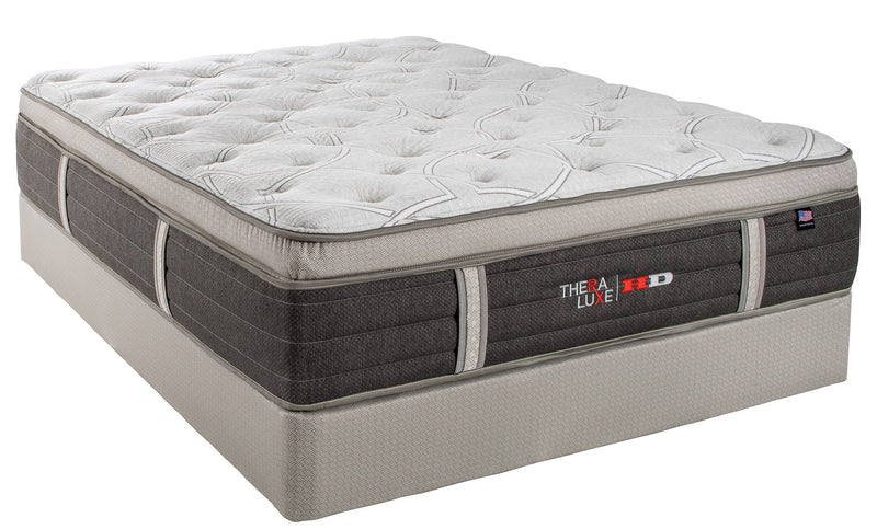 therapedic comfort royale pillow top queen mattress