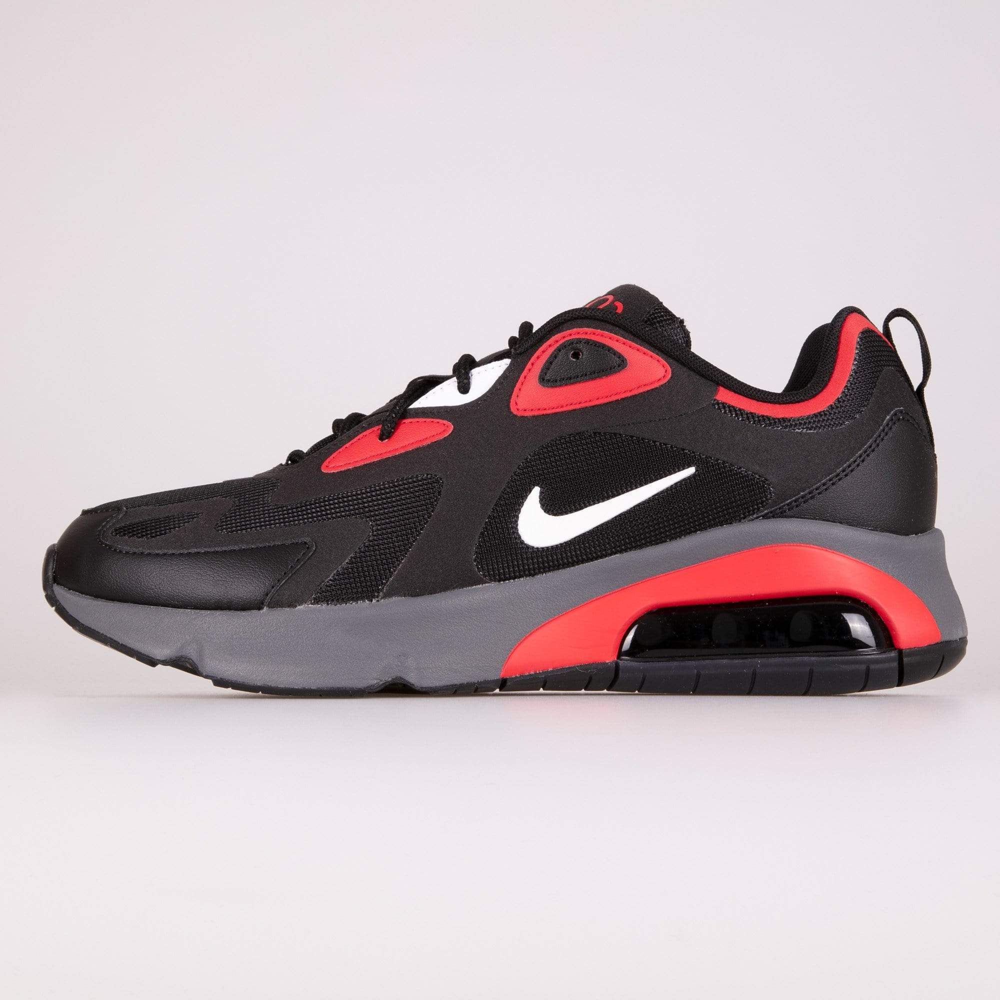 nike air max 200 red and black