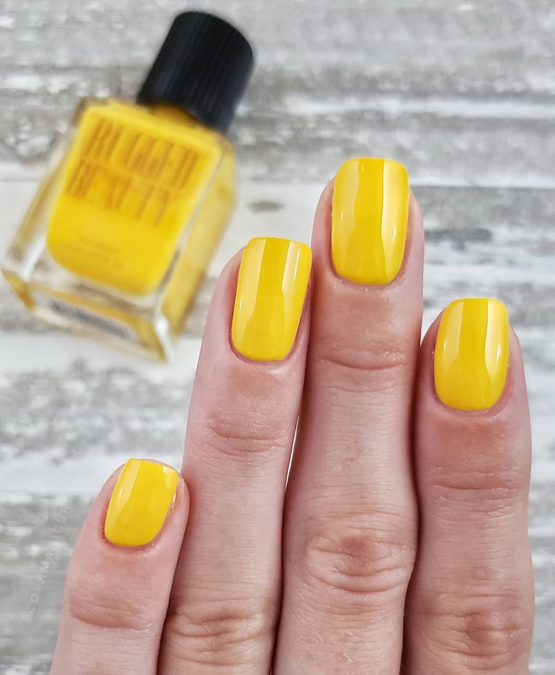 Bright Yellow Nail Polish