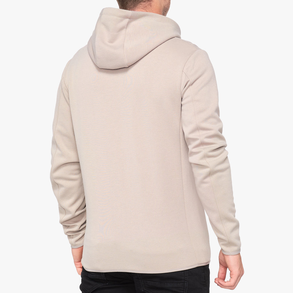 100 percent cotton zip hoodie