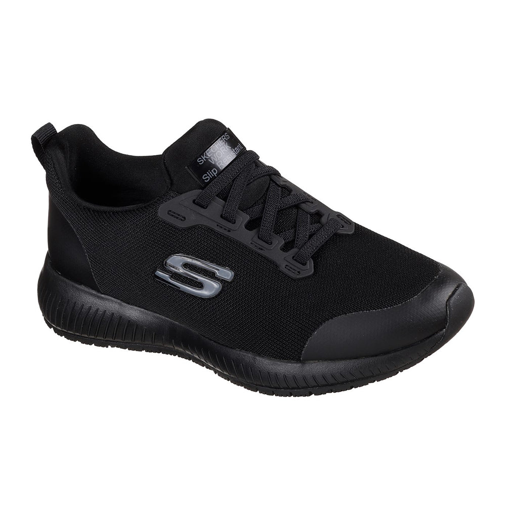 black non slip trainers