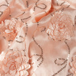Taffeta Flower Sequin Tablecloth