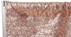 Glitz Sequin Drape/Backdrop panel – Blush/Rose Gold