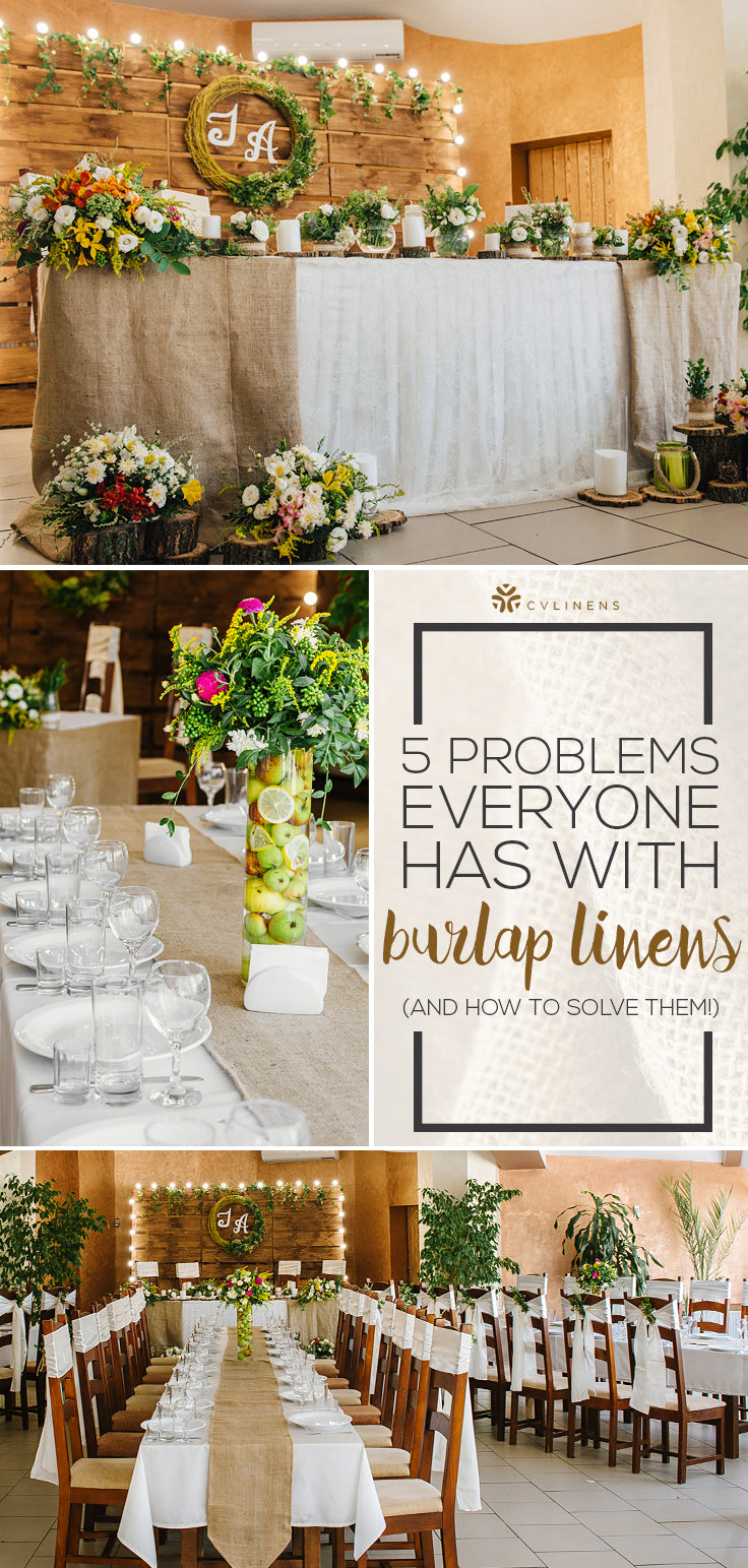 5 Problems Everyone Has With a Burlap Tablecloth (and How to Solve Them)