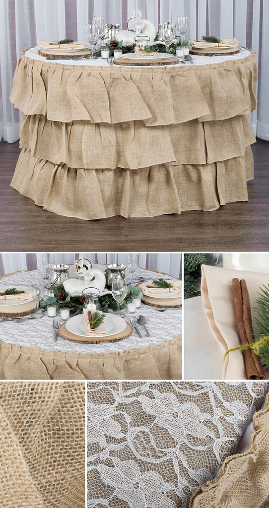Burlap Tablecloth
