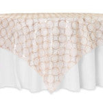 Circle Sequin Table Cloth Overlay