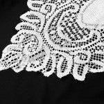 Crochet Lace Table Runner White