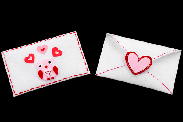 felt valentine envelopes part 4