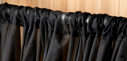 sheer black voile drapery pipe and drape set drapery fullness event drapes wedding drapes backdrops