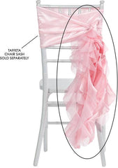Curly Willow Chair Sash – Pink (new design)