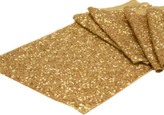 Glitz Sequin Table Runner – Gold