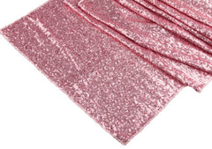 Wide 18″x108″ GLITZ Sequin Table Runner – Pink (Limited Quantity)