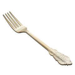 Gold Plastic Forks 10/Pack – Baroque Collection