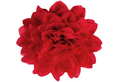 Jumbo Taffeta Fabric Flower – Red