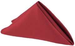 Lamour Satin Napkin 20"x20" - Apple Red