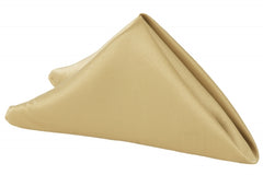 Lamour Satin Napkin 20"x20" - Gold Antique