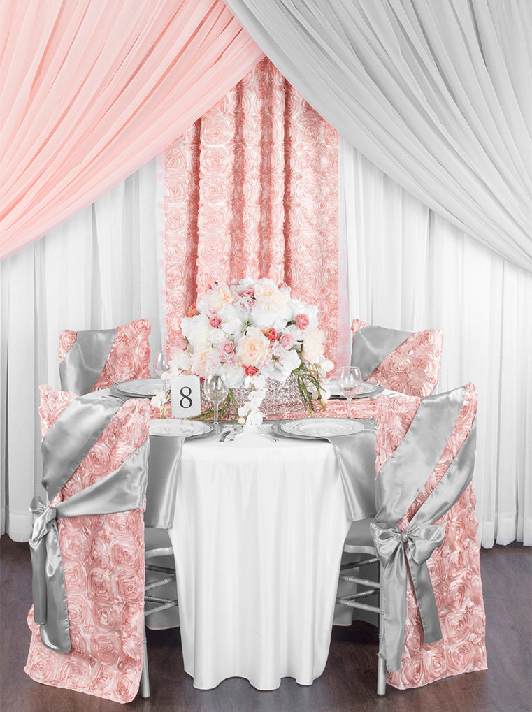 Blush Pink and Silver Wedding Theme