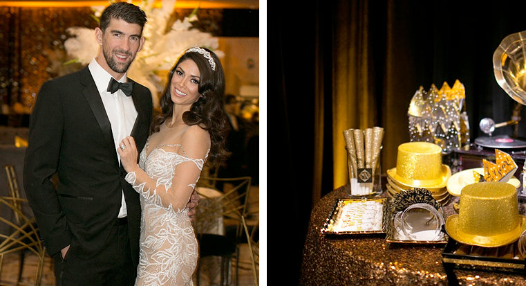 Celebrity Weddings Get the Look: Michael Phelps & Nicole Johnson