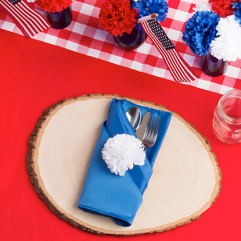 fourth of july bright tablecloth party tablescape red white and blue