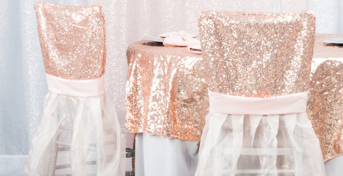 Sparkle Glitz Sequin Chiavari Chair Slips