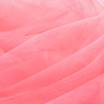 Coral Organza Fabric Material