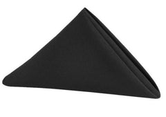 17″x17″ Polyester Napkin – Black