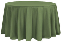 Polyester 120″ Round Tablecloth – Willow