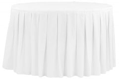 Polyester-14ft-table-skirt-white