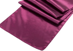 Satin Table Runner – Sangria