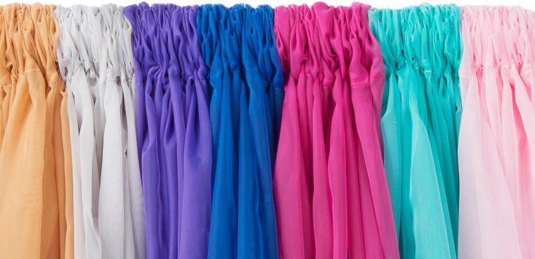 colorful drapes