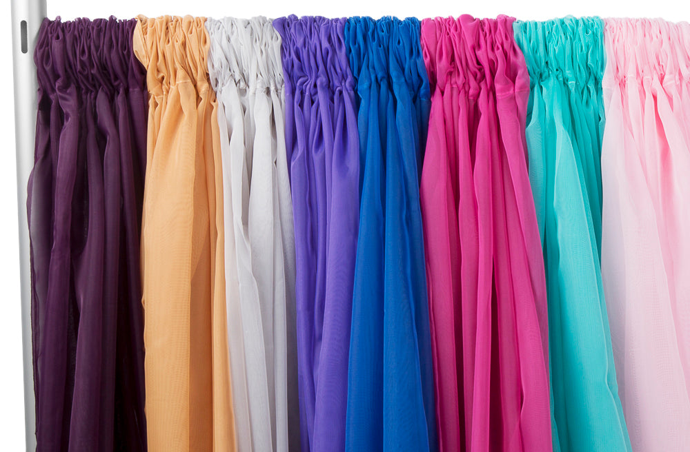 colorful drapes