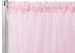 Sheer Voile Drape/Backdrop – Pink