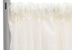 Sheer Voile 8ft H x 118″ W drape/backdrop – Ivory