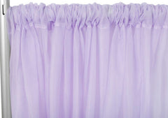 Sheer Voile 10ft H x 118″ W drape/backdrop – Lavender