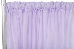 Sheer Voile 8ft H x 118" W drape/backdrop - Lavender