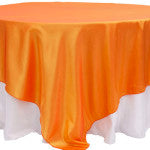 Taffeta Tablecloth Overlay