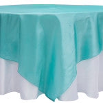 Taffeta Tablecloth Overlay