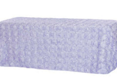 Wedding Rosette Satin rectangular Tablecloth – Lavender