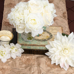 4 Step Guide to DIY Wedding Centerpieces vintage rustic flowers