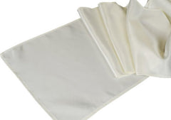 Lamour Satin Table Runner – Ivory
