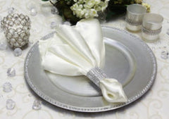 Satin Napkin 20"x20" - Ivory