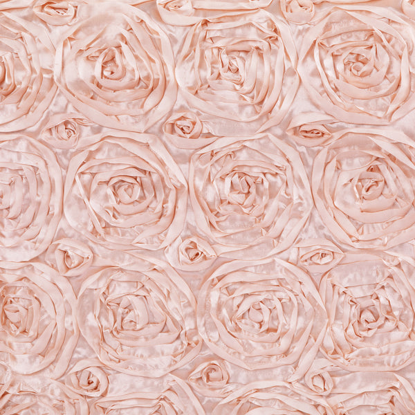 30 Yards 58" Rosette Satin Fabric 22 Colors Ribbon Rose Wedding Dress Home Decor 