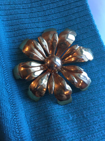 My Mother's Gold tone brooch