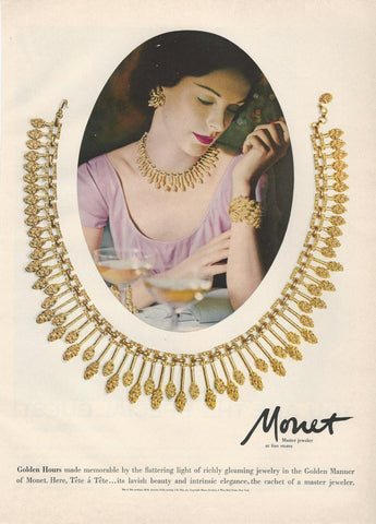 Monet Bib Necklace Ad