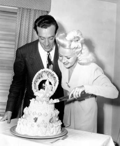Betty Grable, 1943 wedding