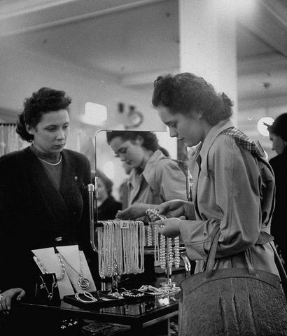 Department store in the 1950s