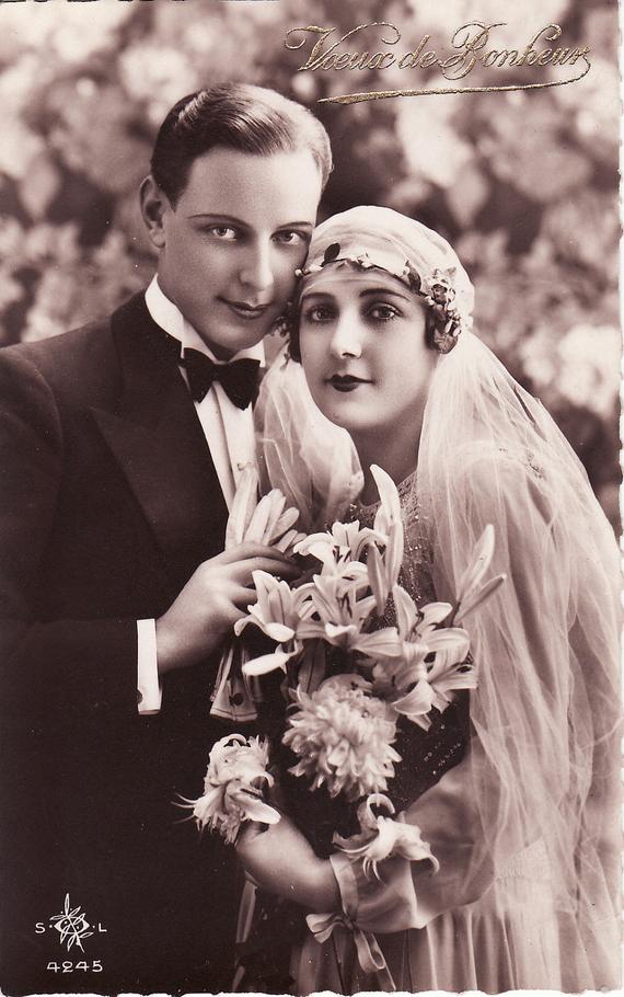 1920s Wedding couple
